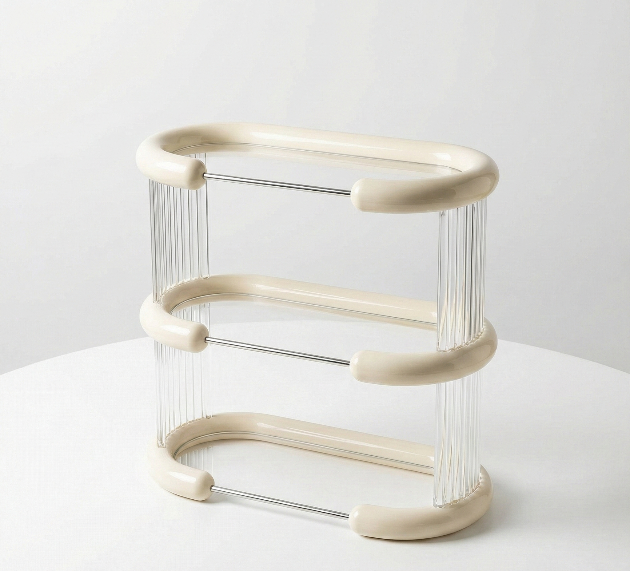 Oval Acrylic Organizer